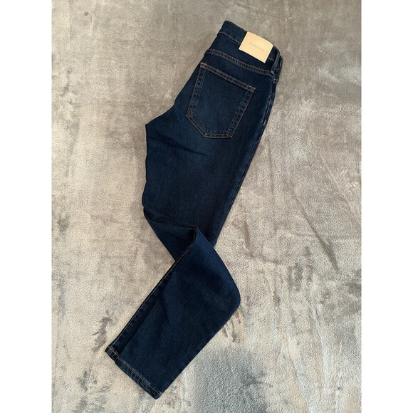 Everlane Jeans Women 27 Regular Blue Skinny Mid-rise Ankle Preppy Casual - Picture 9 of 9
